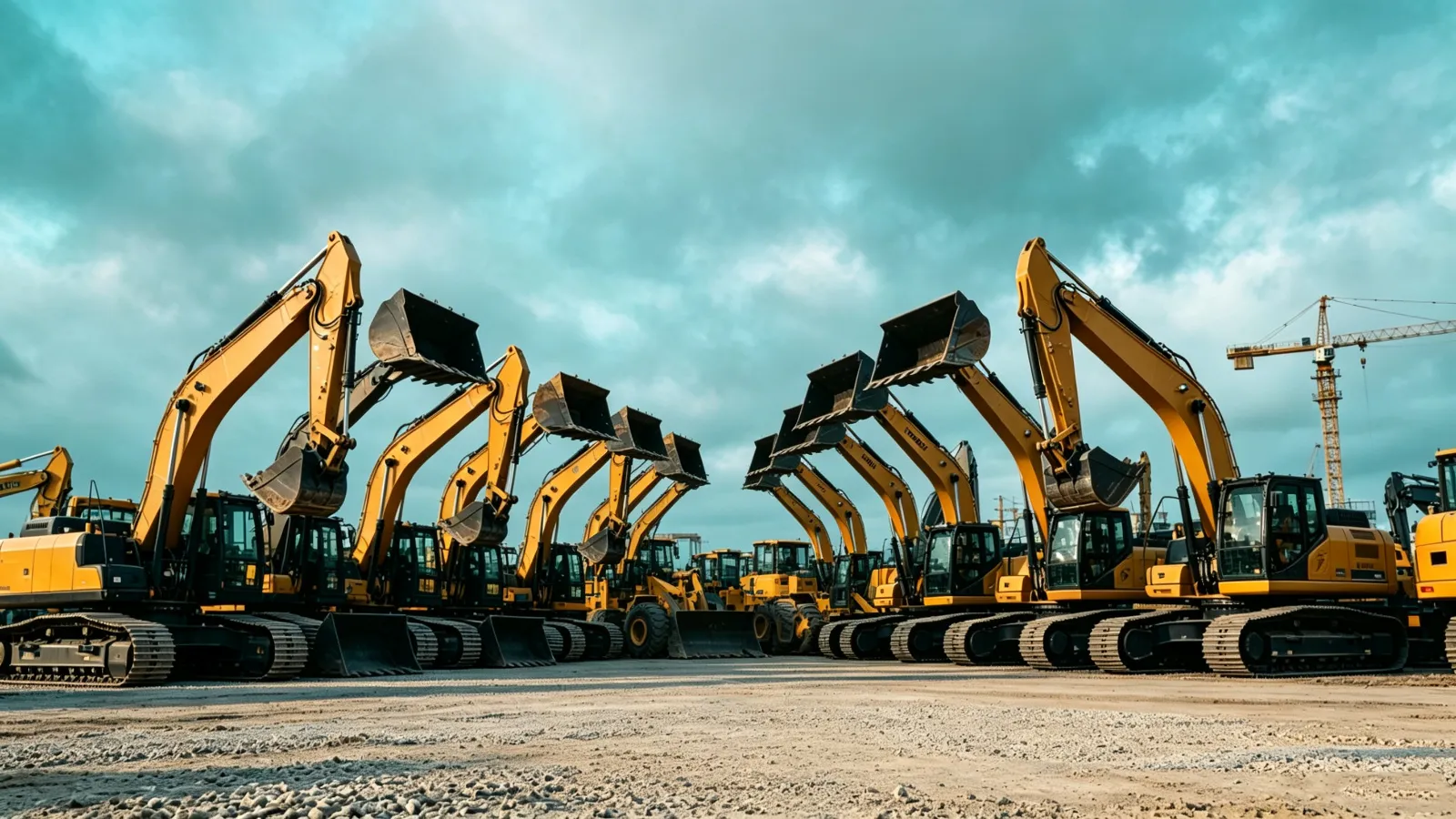 Find second-hand excavators and search for treasure